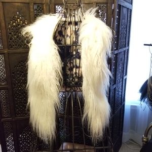 White Faux Fur Vest